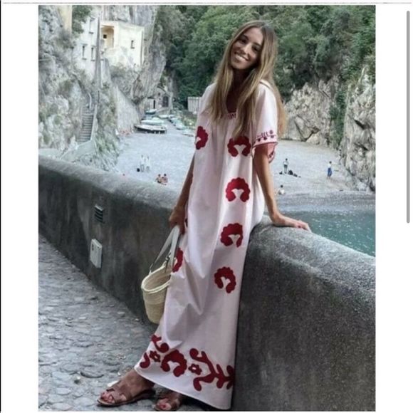 NWT Zara limited edition embroidered dress - Picture 2 of 16
